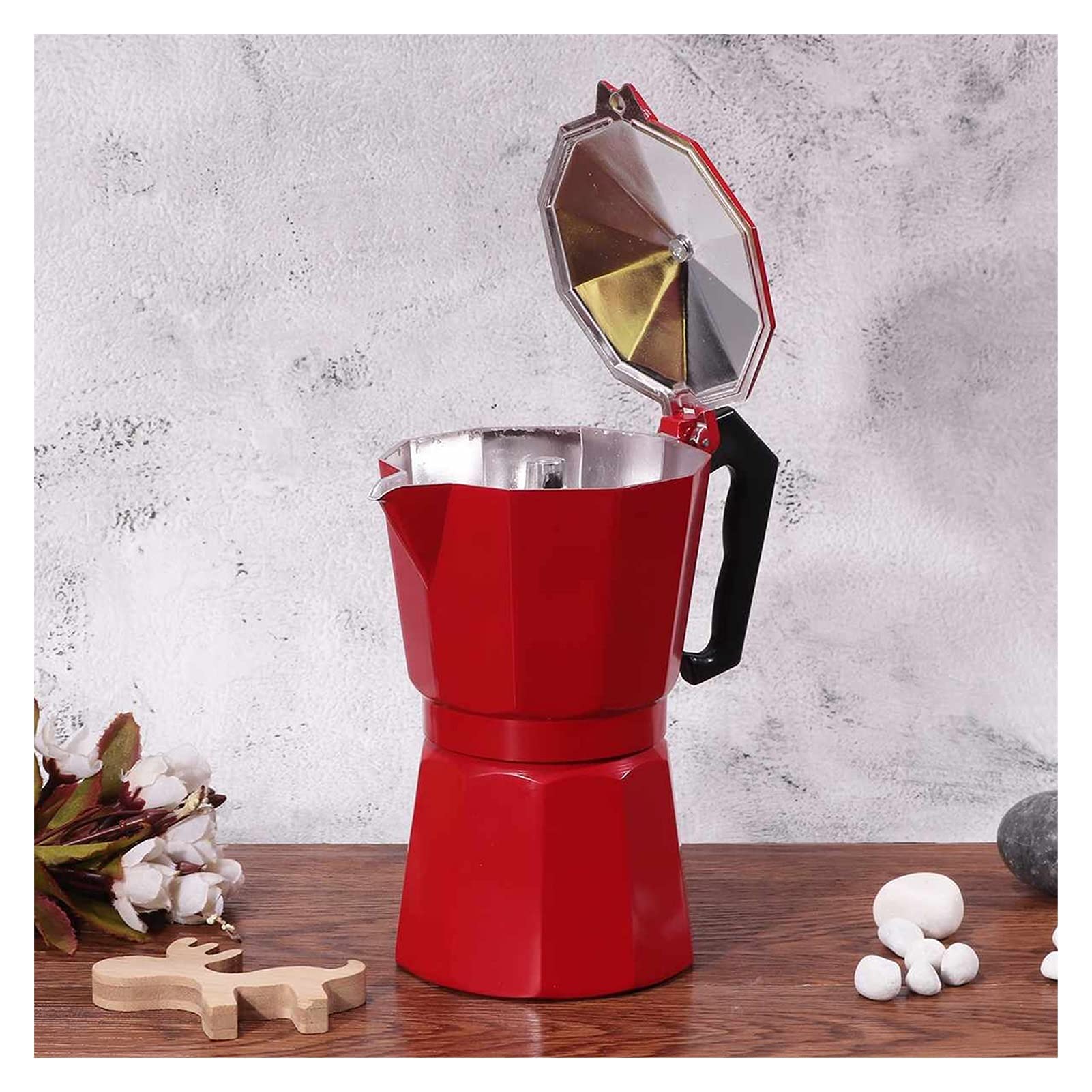 Amazon | フレンチプレスポット アルミコーヒーメーカーの耐久のMocha